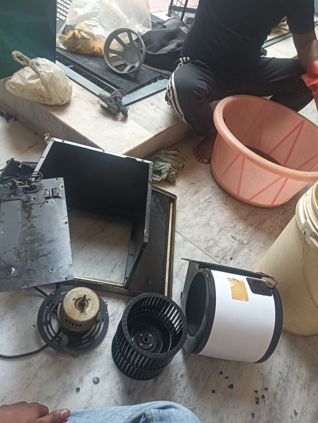 Baffle Filter Cleaning